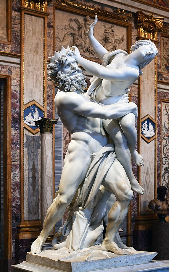 The Rape of Proserpina プロセルピナの略奪 ベルニーニ　ボルゲーゼ美術館 イタリア ローマ