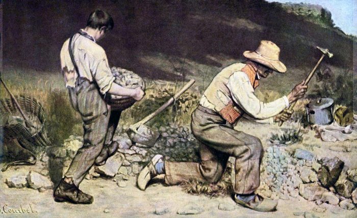 ギュスターヴ・クールベ「石割人夫」(1848) 