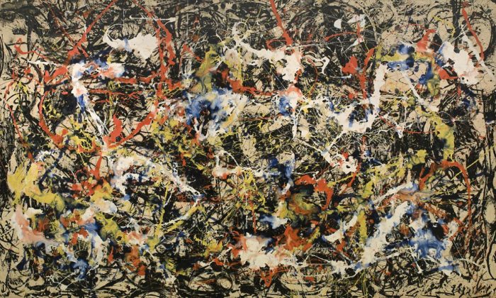 Jackson Pollock's Convergence, 1952  Image property of the Albright-Knox Art Gallery, Buffalo, NY. 画像出典：https://www.jackson-pollock.org/convergence.jsp