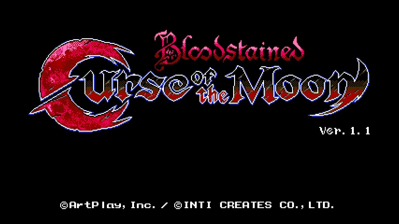 【評価・感想】Bloodstained: Curse of the Moon レトロ風シンプルで遊びやすい2Dアクションゲーム